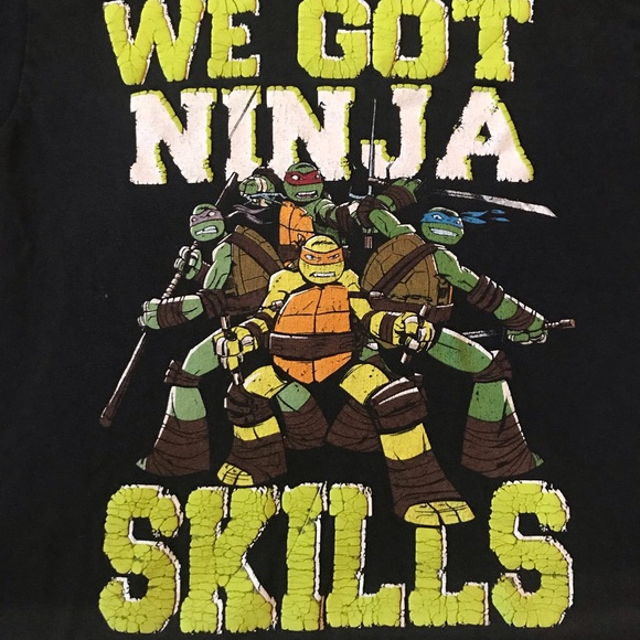 We Got Ninja Skills TMNT Tee Size 4 - Picture 3 of 4